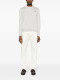 Maison Kitsuné logo-patch cotton jumper