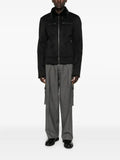 Patrizia Pepe soft-collar biker jacket