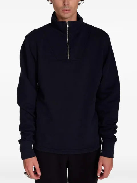 Les Tien panelled zip-up sweater