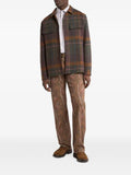 ETRO Madras wool and cashmere shirt jacket