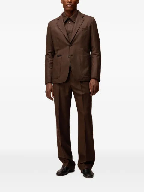RETORI padded single-breasted blazer