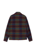 Les Deux check-pattern zip-up jacket