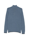 AROVESCIO ribbed-knit zip-fastening sweater