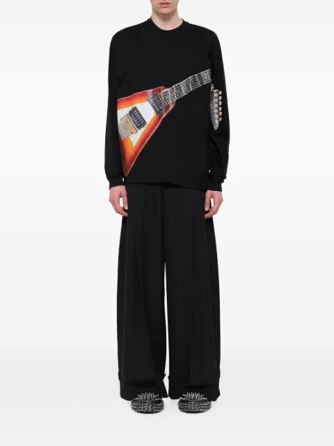 Doublet guitar-print sweatshirt