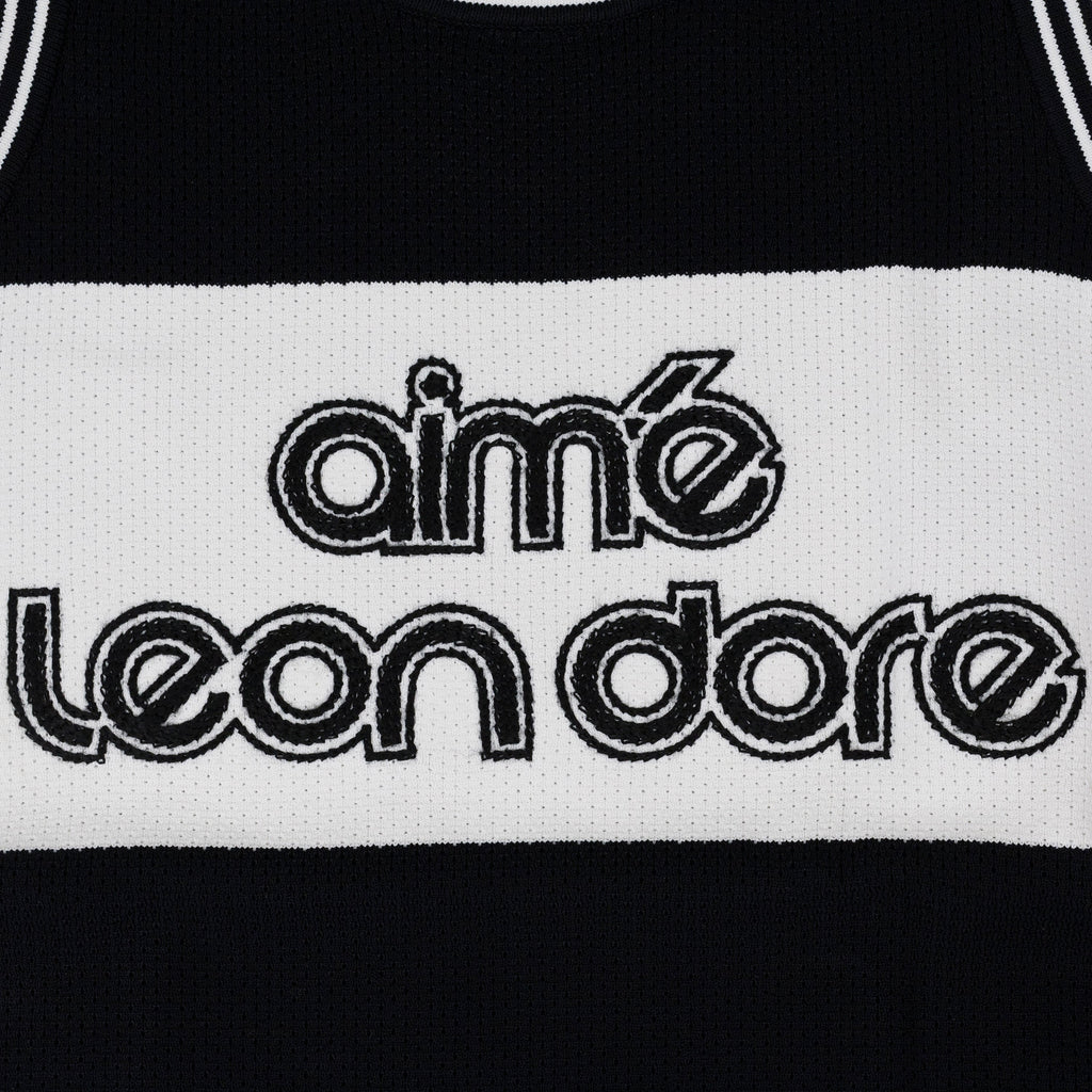 Black Knit Basketball Jersey