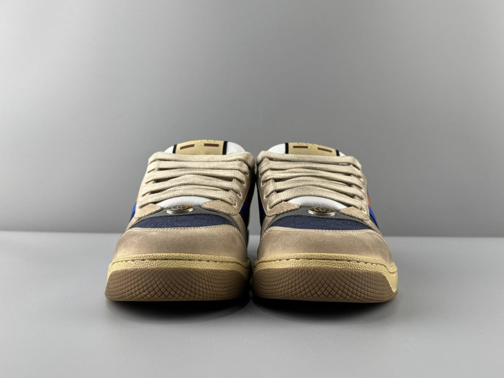 Gucci Aged Stripe Low-Top Sneakers